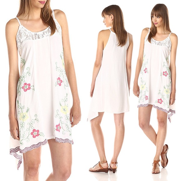 Floral Embroidered & Lace Detailed Dress NWT - Picture 8 of 8